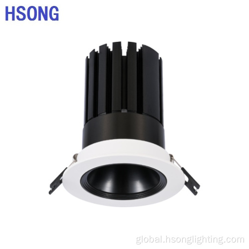 20W LED COB Downlight for Clothing Shop 4 in led can lights with honeycomb antiglare Supplier